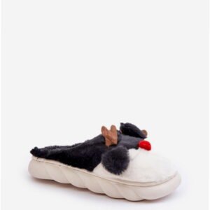 Step In Style Kapcie Futrzane | Wistira 7264 Black Damskie