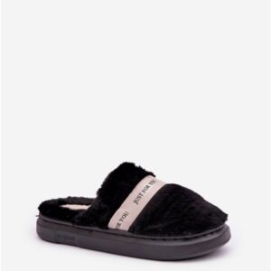 Step In Style Kapcie Futrzane | Model Savalithea FA-198 Black
