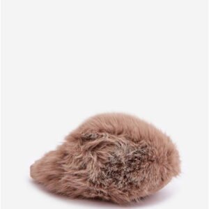 Step In Style Kapcie Tkanina | Model Wladisa YL-327 Dark Beige Damskie