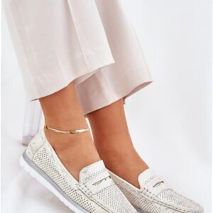 Step In Style Mokasyny Skóra Ekologiczna | Bralithia 25PB02-9039 Gold Damskie