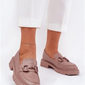 Step In Style Mokasyny Skóra Ekologiczna | Model Seftass W-2 Khaki Damskie