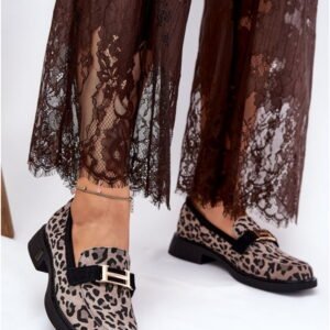 Vinceza Mokasyny Zamszowe | Model 66792 Grey Damskie