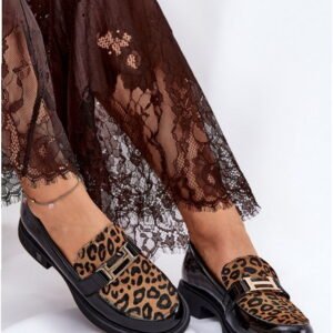 Vinceza Mokasyny Skórzane | Model 66790 Black Damskie