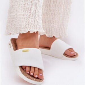 Big Star Klapki Tekstylne | Model Rr274a103 White Damskie