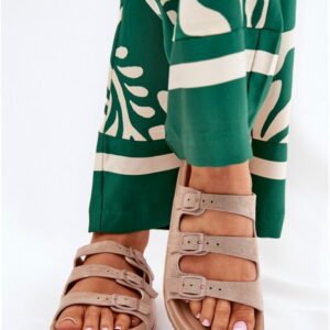 Step In Style Klapki Damskie Eko Zamsz | Model Uliri 3770 Beige