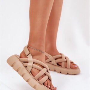 Step In Style Sandały na Platformie | Filamira SQC-101 Beżowe