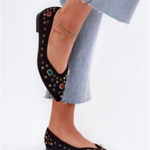 Step In Style Baleriny Zamszowe | Valena Jh525p Black