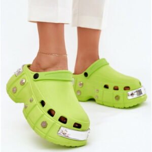 Step In Style Klapki Piankowe | Model Korina Bg156p Limonka Damskie