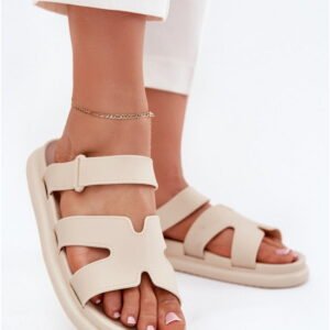 Step In Style Klapki Gumowe | Model Tavirae Ck321p Beige Damskie