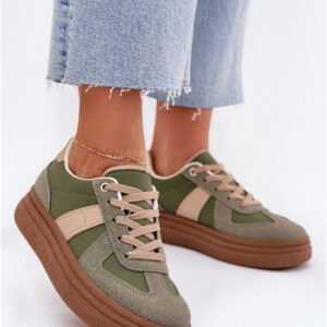 Step In Style Sneakers Skóra Ekologiczna | Dovina Bl535p Green