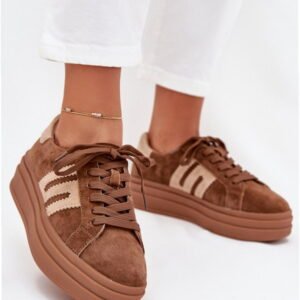 Step In Style Sneakersy Zamszowe | Model Eldira GD-LX1075B Camel
