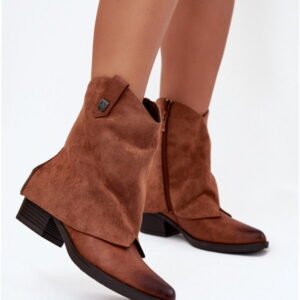 Step In Style Botki Zamszowe | Sylvette RMR2382-10 Camel