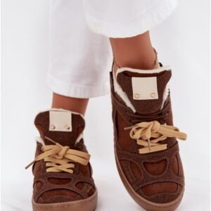 Step In Style Sneakersy Zamszowe | Model Solvia Bl617p Brown Damskie