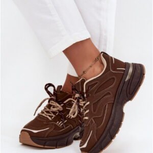 Step In Style Sneakers Eko Skóra | Model Annelie C3905 Czekolada Damskie