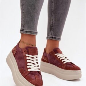 Step In Style Sneakers Zamszowe | Zazoo N1270s3 Violet Damskie