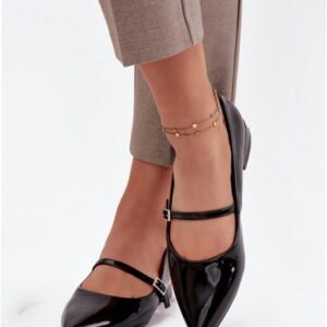 Step In Style Baleriny Lakierowana Skóra | Model Isvella QQ-269 Black