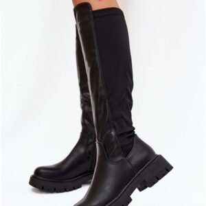 Step In Style Kozaki Damskie Skóra Ekologiczna | Model Harlina 168-566 Black