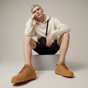 Sneakersy Nike Air Force 1 Low 07 WB Brown CJ9179-200