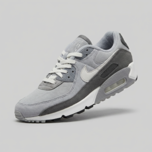 Buty męskie Nike Air Max 90 Premium - Lt Smoke Grey
