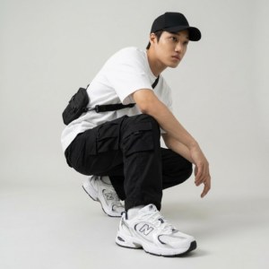 Sneakersy New Balance MR530SG - białe