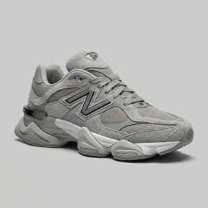 New Balance U9060JGR Silver Metallic Szare - Sneakersy niskie