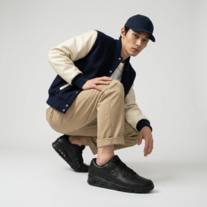 Buty męskie Nike Air Max 90 LTR CZ5594-001 - czarne