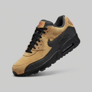 Sneakersy Nike Air Max 90 AJ1285-700 Wheat Black Brązowe