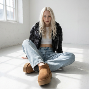 Śniegowce damskie UGG Classic Ultra Mini Platform Chestnut