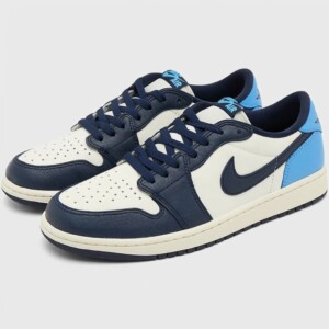 Buty NIKE AIR JORDAN 1 LOW OG Obsidian UNC niebieskie granatowe biale CZ0858-400