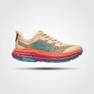 Sneakersy Hoka Mafate Speed 4, unisex, materiał tekstylny, siatka, syntetyk, kolor wielokolorowy pomarańczowy 1129930-IFLM