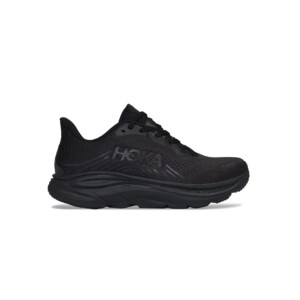 Sneakersy Hoka Clifton 11 Black, unisex, cholewka z siatki, midsole EVA, MetaRocker, Active Foot Frame, czarny 1176572-BBLC