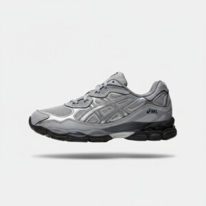 Sneakersy ASICS GEL-NYC Mid Grey Sheet Rock, unisex, materiał tekstylny, siatka i syntetyk, kolor szary, srebrny 1203A280-020