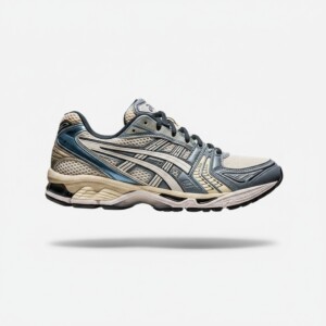 Sneakersy unisex Asics GEL-Kayano 14 Cream Raw Indigo
