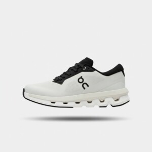 Sneakersy On Cloudzone, unisex, tkana siatkowa cholewka, podeszwa guma z pianką Helion, płyta Speedboard, biały czarny, 3WF10071926