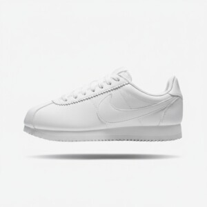 Sneakersy Nike Cortez Classic Leather, unisex, biel, skóra, guma, konstrukcja klasyczna, 807471-102