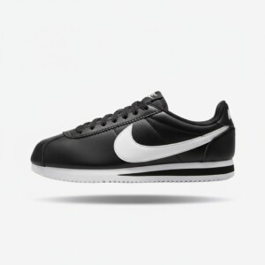 Sneakersy Nike Classic Cortez, czarno biała kolorystyka, skóra i guma, unisex 807480-004
