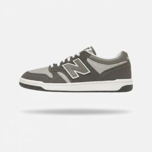 Sneakersy New Balance 480 Bb 480 Lec, zamsz i syntetyk, podeszwa guma, kolor szaro biały, unisex BB480LEC