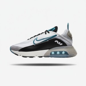 Sneakersy Nike Air Max 2090 Green Abyss, siatkowa cholewka, wstawka TPU na pięcie, poduszka Max Air, biało czarne, męskie CV8835-100