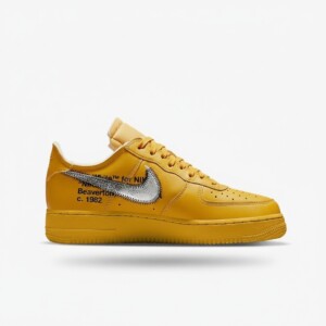 Sneakersy Nike Air Force 1 Low Off White University Gold