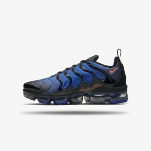 Sneakersy Nike Air VaporMax Plus, Black Bright Crimson, męskie, syntetyk, amortyzacja Air, DO6679-001