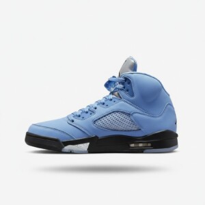 Sneakersy męskie Air Jordan 5 SE Unc, zamsz, siatka TPU, poduszka Air w pięcie, University Blue/Black, DV1310-401