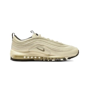 Sneakersy Nike Air Max 97 Coconut Milk, unisex, beżowy, materiał tekstylny i zamsz, konstrukcja warstwowa, cholewka strukturalna DV5451-100