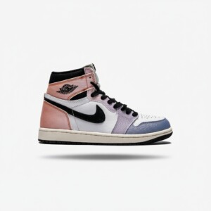 Sneakersy Air Jordan 1 High OG Craft Skyline, cholewka skóra i denim, amortyzacja Nike Air, unisex, DX0054-805