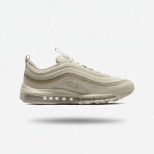 Sneakersy damskie Nike Air Max 97 Bone Beige, cholewka tekstylna i syntetyk, kolor beżowy oliwkowy, DX3947-200