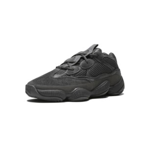 Sneakersy adidas Yeezy 500 Utility Black, unisex, zamsz i siatka, masywna podeszwa, czarny, F36640