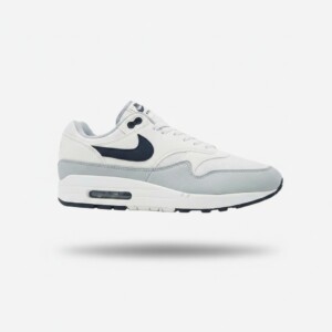 Sneakersy Nike Air Max 1 Platinum Tint Dark Obsidian, unisex, siatka i skóra, poduszka Max Air w pięcie, FD9082-002