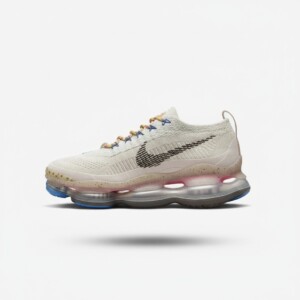Sneakersy Nike Air Max Scorpion Flyknit, unisex, cholewka tekstylna i siatka, kolor kremowy, beżowy FJ7070-001