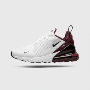 Sneakersy unisex Nike Air Max 270 Night Maroon, siatka i tkanina, poduszka Max Air, FN6858-681