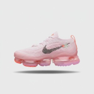 Sneakersy Nike Air Max Scorpion Flyknit, damskie, cholewka tekstylna, podeszwa Max Air przezroczysta, różowo koralowe FN8925-696