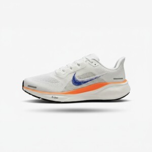 Sneakersy Nike Air Zoom Pegasus 41 FP, konstrukcja z siatki i materiału tekstylnego, biały, pomarańczowy, męskie HF0013-900